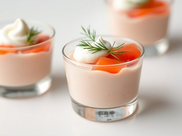 Tonijn of zalm amuse