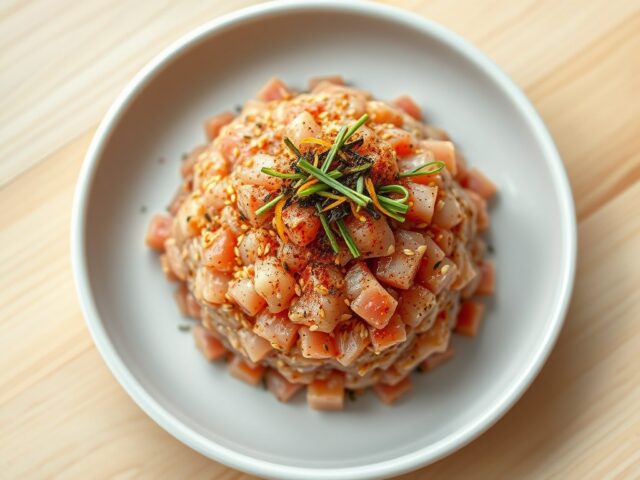 Tonijn Tartaar met Shichimi Togarashi