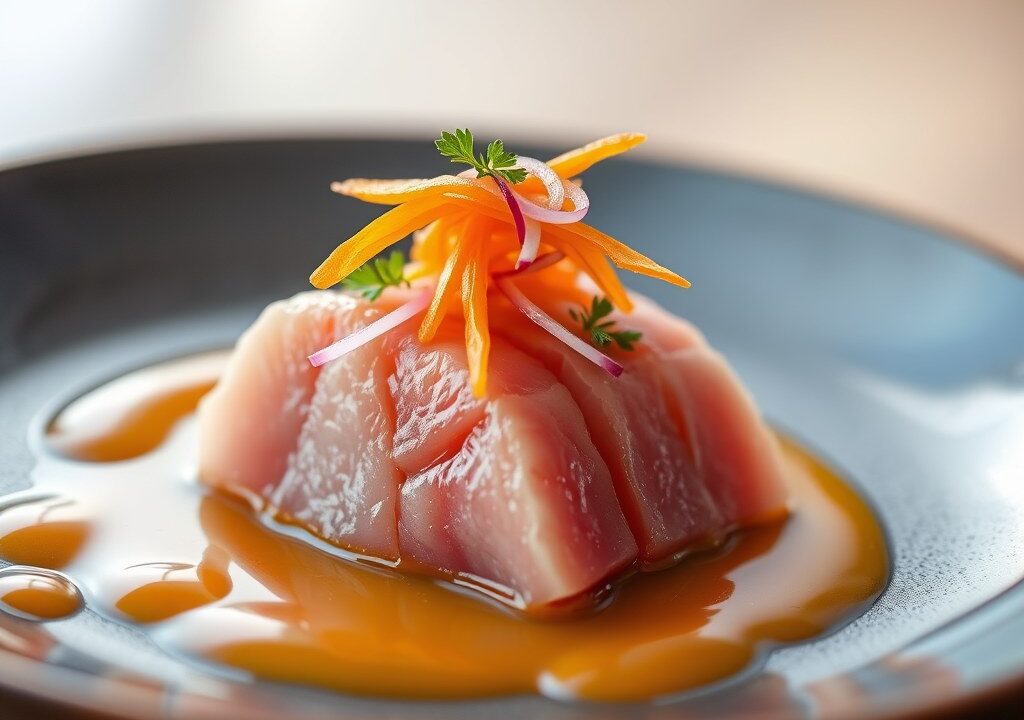 Tonijn Tataki, AI-gegenereerde illustratie