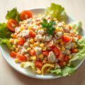 Tonijn-tomaatsalade met maïs