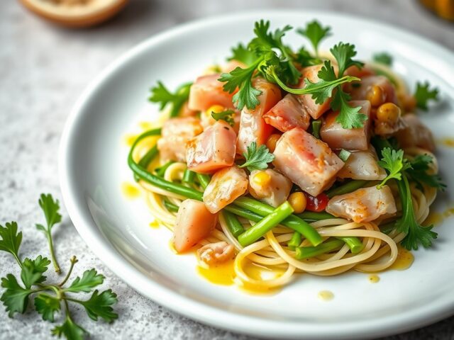 Tonijncarpaccio met kappertjesdressing