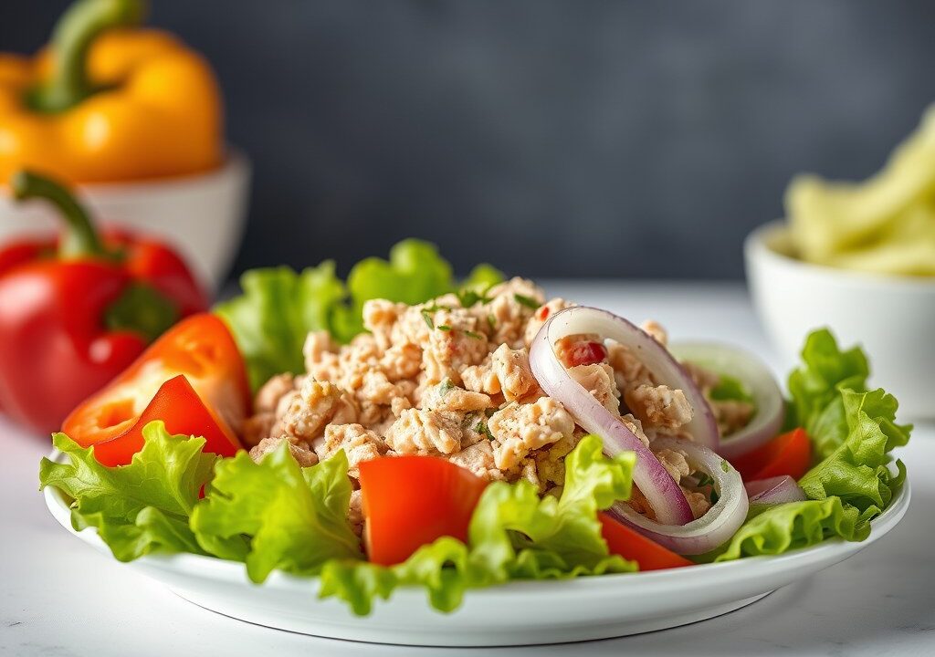 Tonijnsalade — AI-gegenereerde illustratie