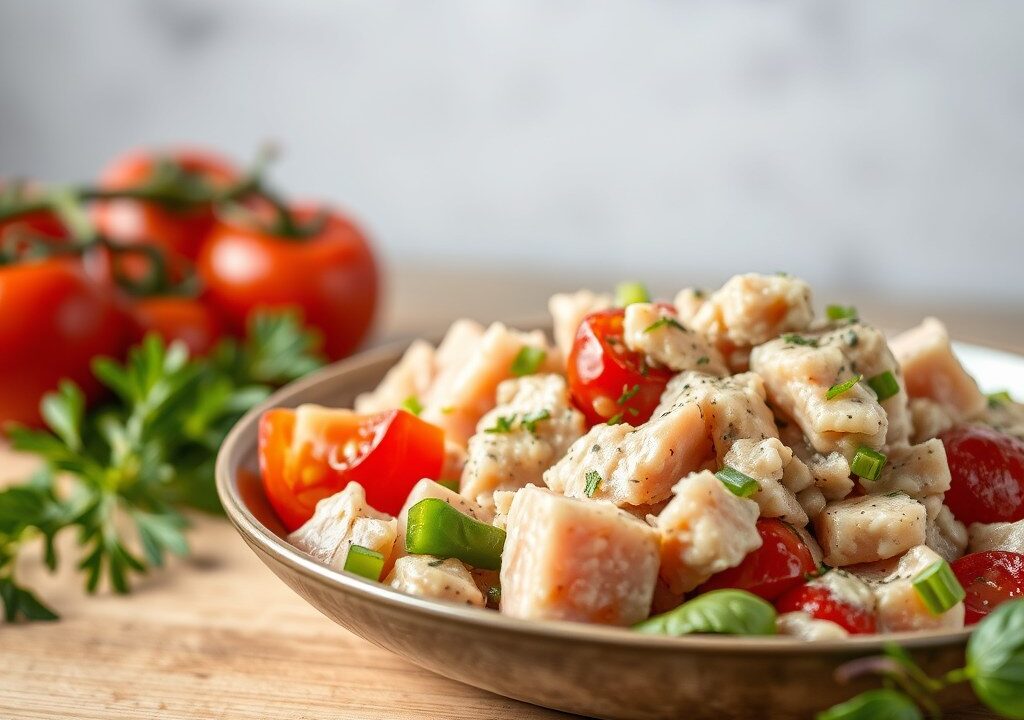 Tonijnsalade — AI-gegenereerde illustratie