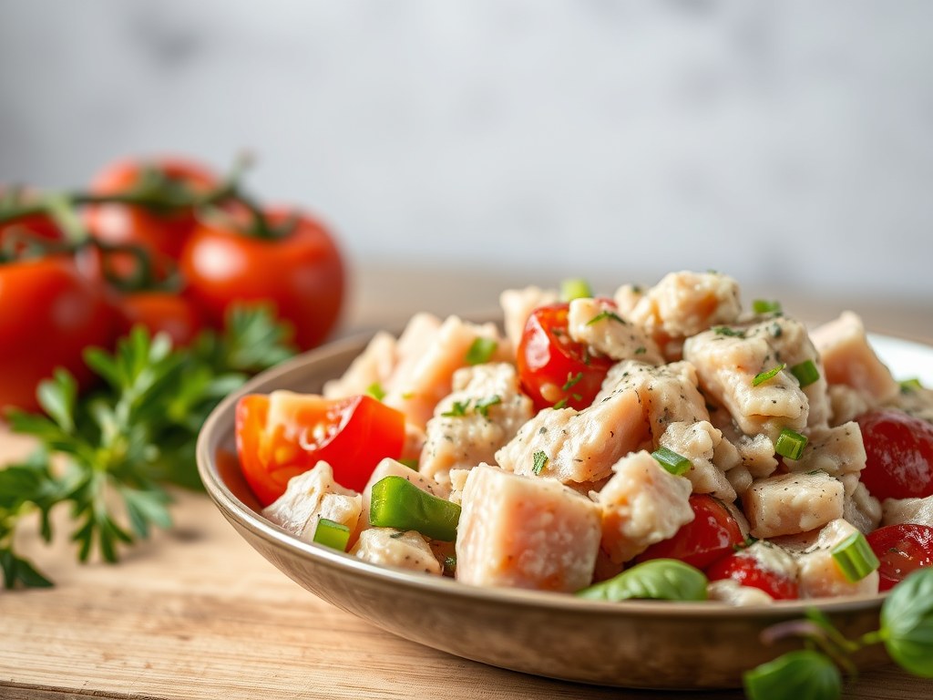 Tonijnsalade, AI-gegenereerde illustratie