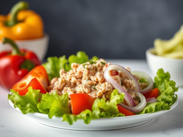 Tonijnsalade — AI-gegenereerde illustratie