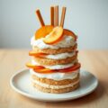 Torentje van bitterkoekjes cake