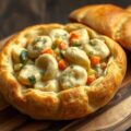 Tortellini in broodmandje