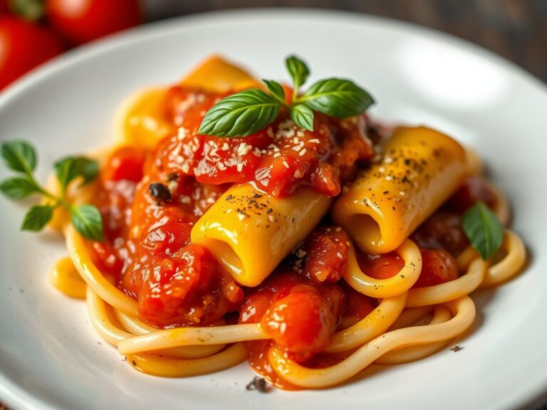 Tortiglioni met courgette