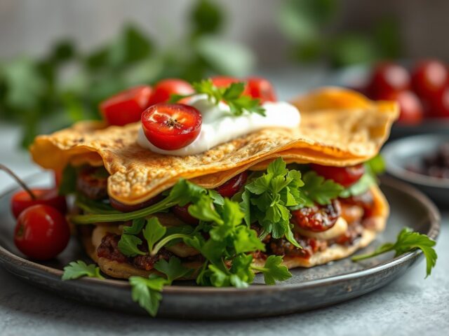 Tortilla – haringhapjes — AI-gegenereerde illustratie