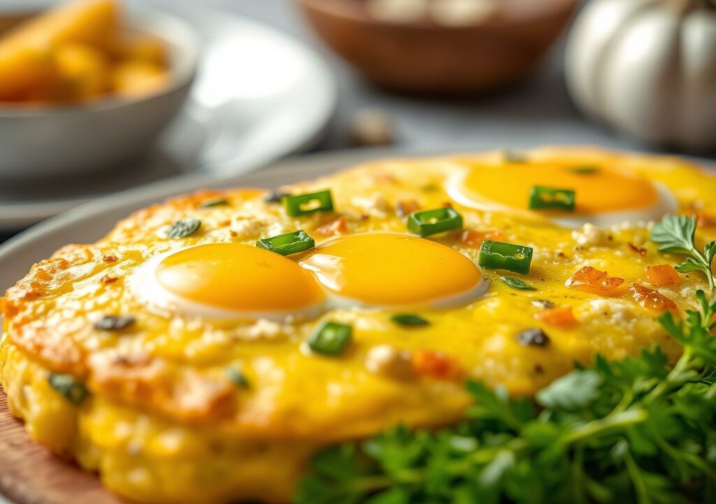 Tortilla met kabeljauw, AI-gegenereerde illustratie