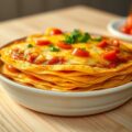 Tortilla-ovenschotel in laagjes (zie opm)