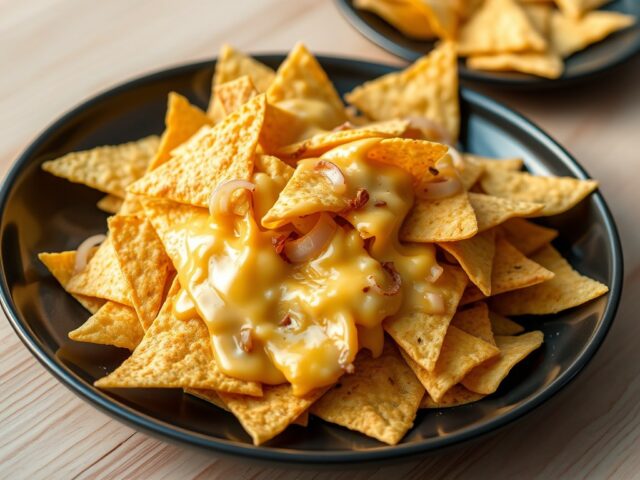 Tortillachips met kaas