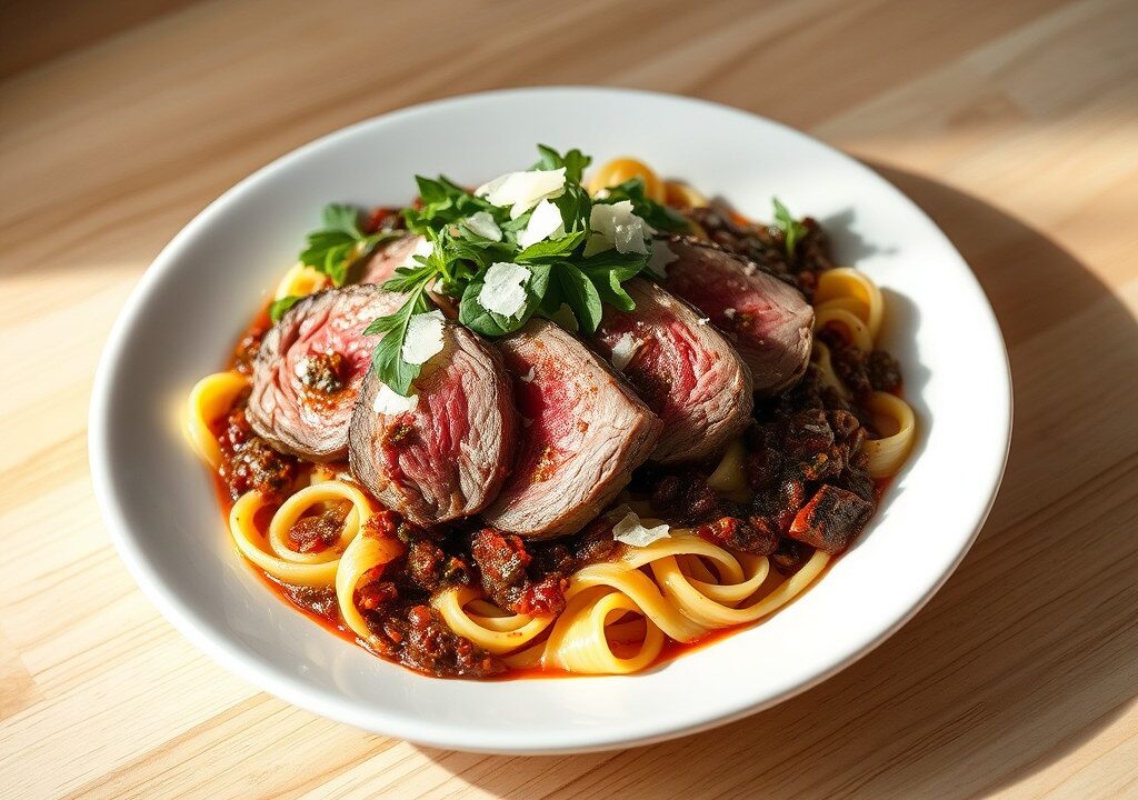 Toscaans lamsfilet, AI-gegenereerde illustratie