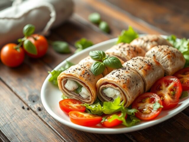 Toscaanse kalfsrolletjes met mozzarella