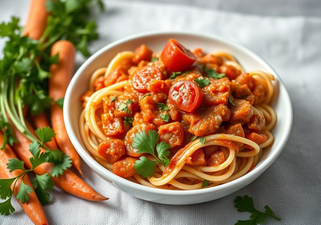 Toscaanse Pasta Saus (Ragù), AI-gegenereerde illustratie
