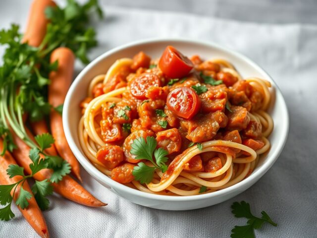 Toscaanse Pasta Saus (Ragù) — AI-gegenereerde illustratie