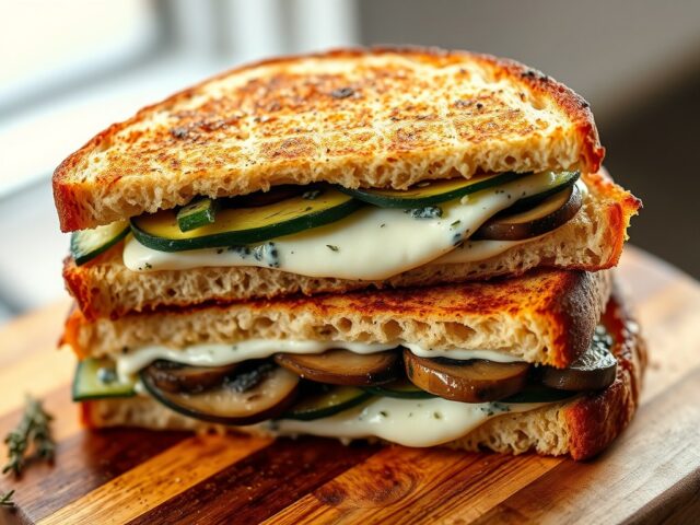 tosti’s met paddenstoelen
