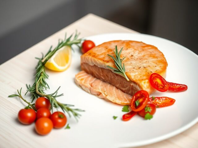 Tournedo van gemarineerde zalm met rozemarijn
