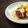 Tournedos met bearnaise en pommes duchesse