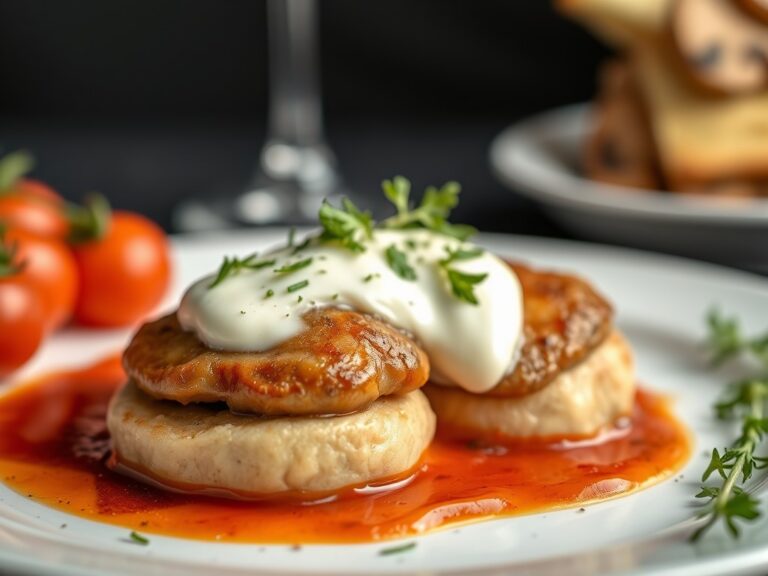 Tournedos met kippenlever in Prince Albertsauce