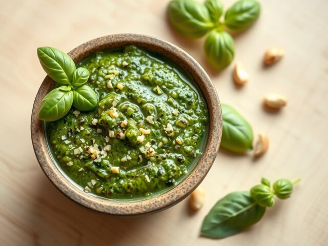 Traditionele pesto alla genovese