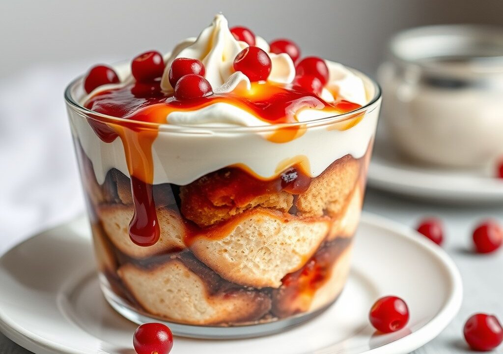 Trifle, AI-gegenereerde illustratie