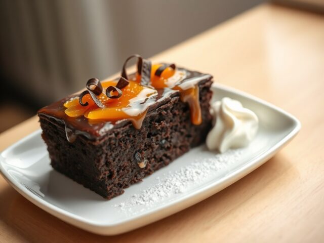 Truffelcaré met sinaasappel