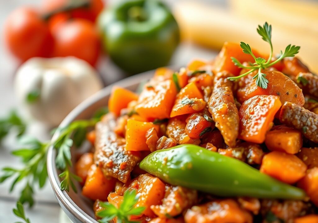 Turkse ratatouille, AI-gegenereerde illustratie
