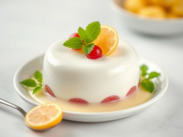 Turkse yoghurtbavarois