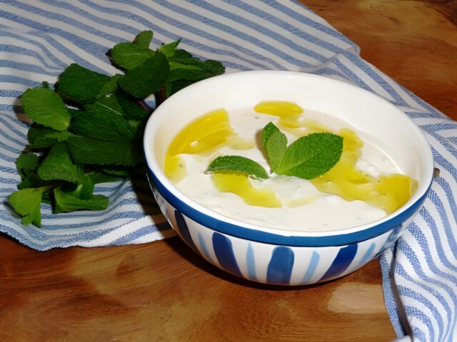 Tzatziki met verse munt
