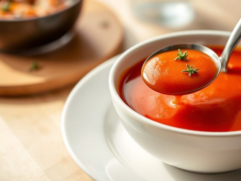 Uien – tomatensoep met rode Port