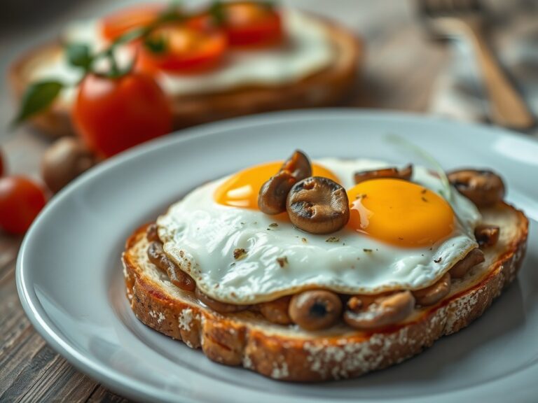 Uitsmijter champignon
