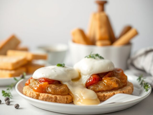 Uitsmijtertje met balkenbrij