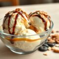 Vanilleijs met balsamicoazijn