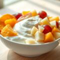 Vanillekwark met fruitsalade