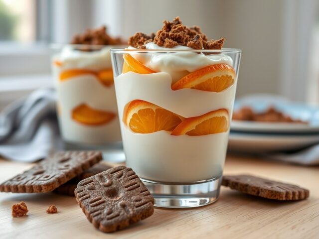 Vanilleroom met speculaas