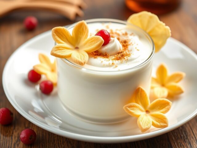 Vanilleshake met rum
