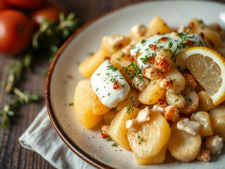 Variatie op aardappel en haring