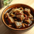 Varkens vlees met bokbier