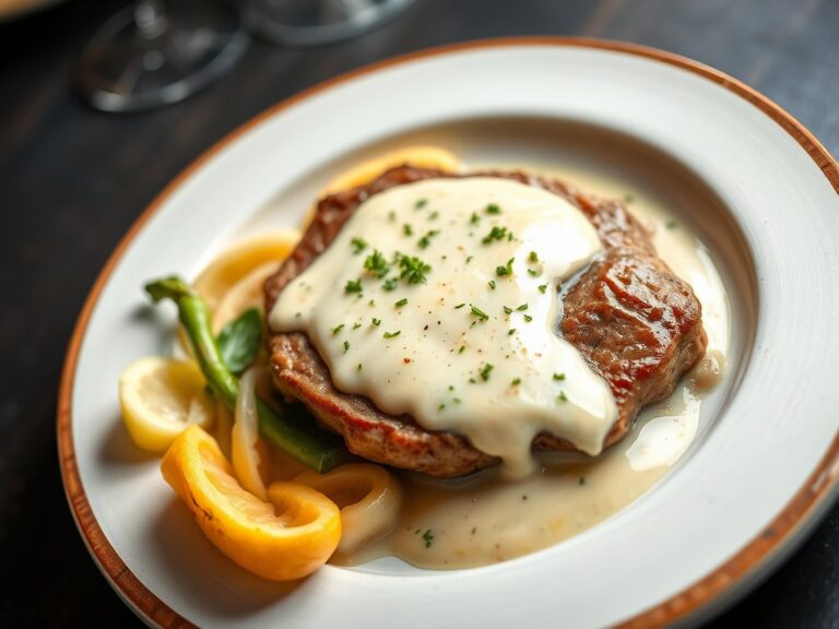 Varkensfilet met een passendale roomsaus