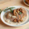 Varkensfilet met paddenstoelen