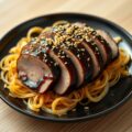 Varkensfilet met sesam