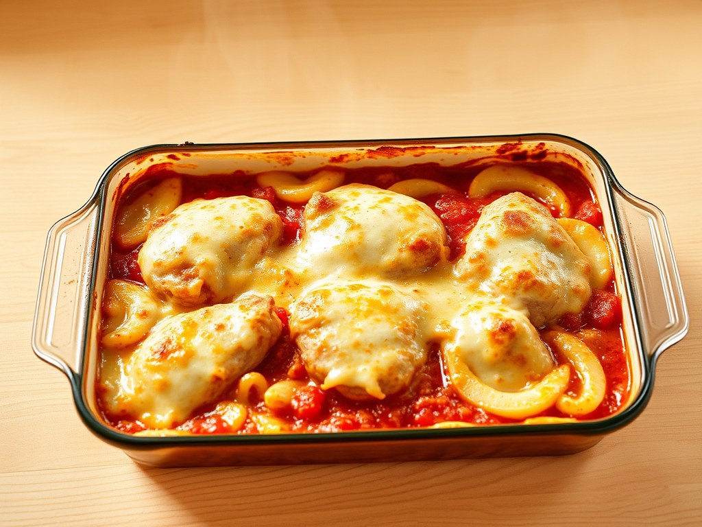 Varkensfilet Ovenschotel, AI-gegenereerde illustratie