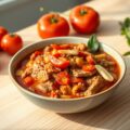 Varkensgehakt in thaise tomatensaus