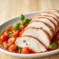 Varkenshaasje met Italiaanse tomatensaus