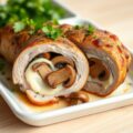 Varkenshaasje met mozzarella
