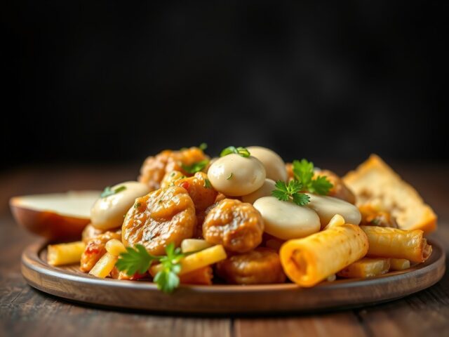 Varkenshaassate met pittige pindasaus