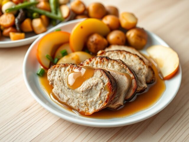 Varkensmignonette met appel