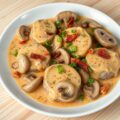 Varkensoesters stroganoff
