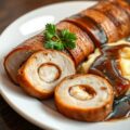 Varkensrollade Chimaypuree